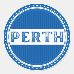 Perth City Pride Embleem – Schotse identiteit Ronde Sticker