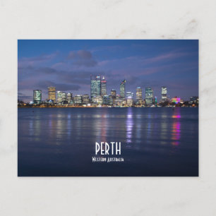 Perth City Skyline Briefkaart