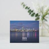 Perth City Skyline Briefkaart (Staand voorkant)