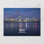 Perth City Skyline Briefkaart (Voorkant)