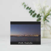 Perth city skyline briefkaart (Staand voorkant)