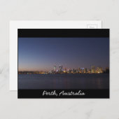 Perth city skyline briefkaart (Voorkant / Achterkant)