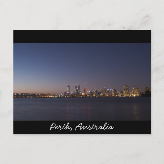 Perth city skyline briefkaart (Voorkant)