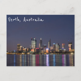 Perth city skyline briefkaart
