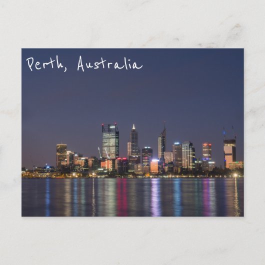 Perth city skyline briefkaart (Voorkant)