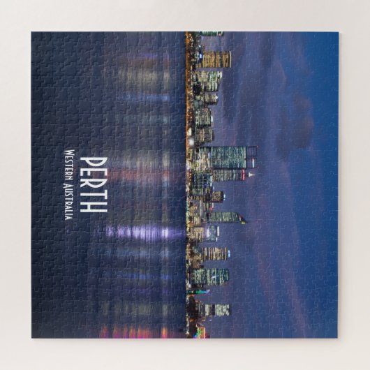 Perth City Skyline Legpuzzel (Horizontaal)