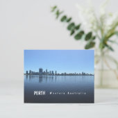 Perth City Skyline Western Australië Briefkaart (Staand voorkant)