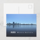 Perth City Skyline Western Australië Briefkaart (Voorkant / Achterkant)