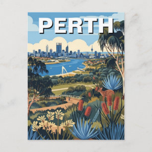 Perth Kings Park Reis Briefkaart