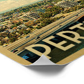 Perth Poster Vintage Travel Poster Australië (Hoek)