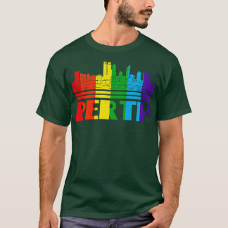 Perth Pride Perth LGBT Cadeau LGBTQ Supporter T-sh T-shirt