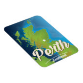 Perth Schotland Reisposter Magneet (Rechterzijde)