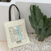 Perth, Schotland Stadskaart Boodschappentas Tote Bag