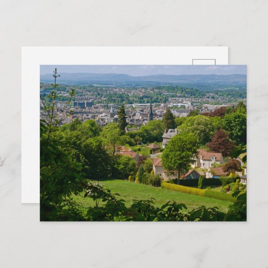 Perth Scotland Cityscape Uitzicht Briefkaart (Voorkant / Achterkant)
