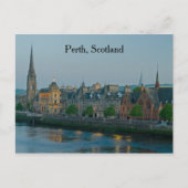 Perth Scotland Night Scene Briefkaart (Voorkant)