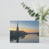Perth Scotland Sunset Briefkaart (Staand voorkant)