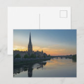 Perth Scotland Sunset Briefkaart (Voorkant / Achterkant)