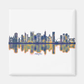 Perth Skyline Magneet (Voorkant)