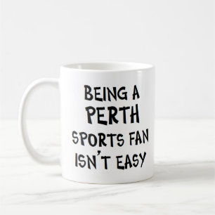 Perth sportfan, zijnde koffiemok
