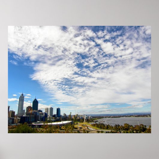 Perth Sunday in August Print (Voorkant)