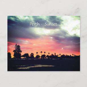 Perth Sunset Briefkaart