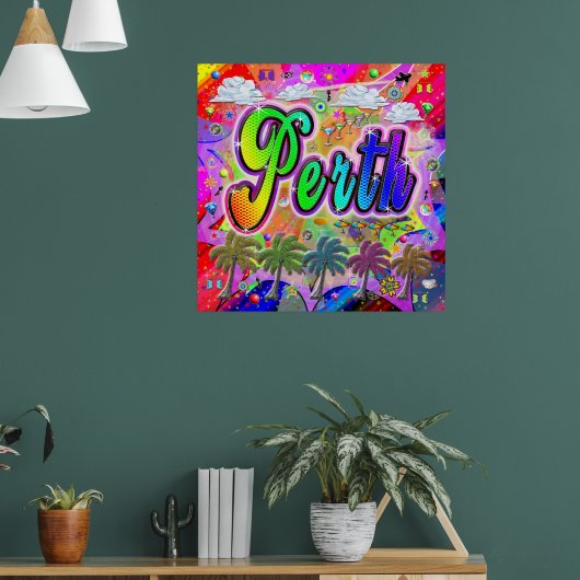 Perth Vista Express-Poster Poster (Woonkamer 1)