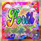 Perth Vista Express Ruitsticker Raamsticker (Vel 2)