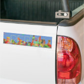 PERTH, WA SKYLINE BUMPERSTICKER (Op Truck)