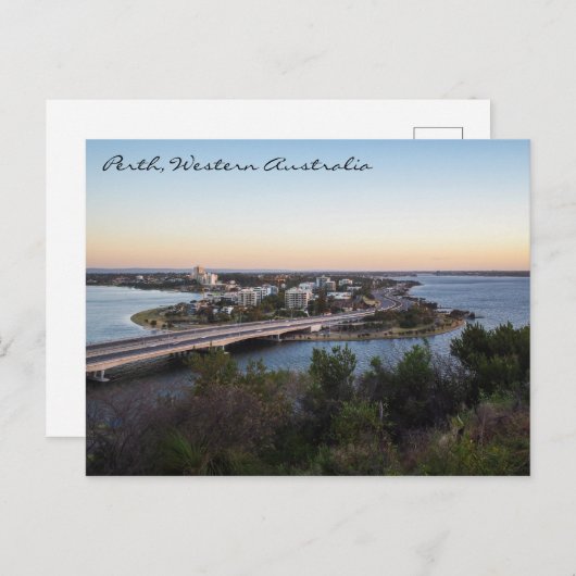 Perth Western Australia Briefkaart (Voorkant / Achterkant)