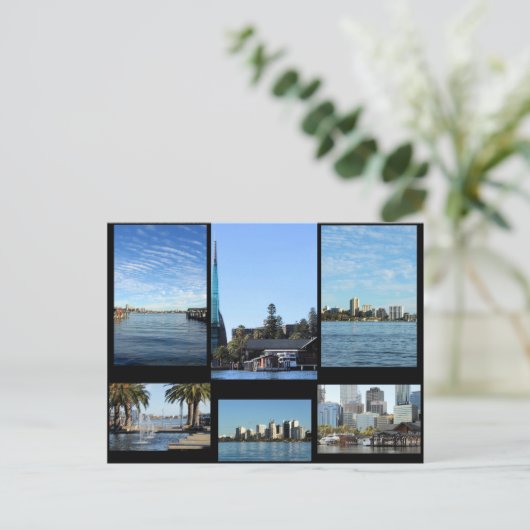 Perth Western Australia Briefkaart (Staand voorkant)