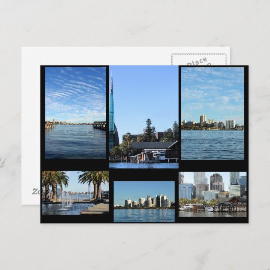 Perth Western Australia Briefkaart (Voorkant / Achterkant)