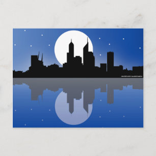 Perth Western Australia Cityscape Briefkaart