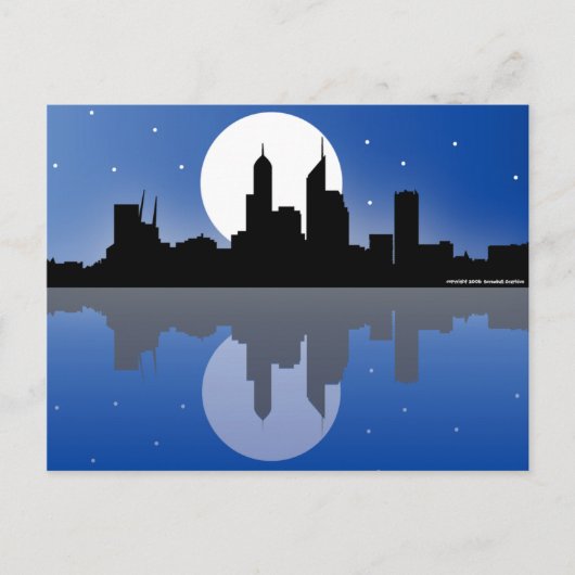 Perth Western Australia Cityscape Briefkaart (Voorkant)