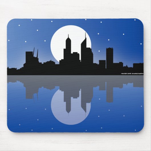 Perth Western Australia Mousepad Muismat (Voorkant)