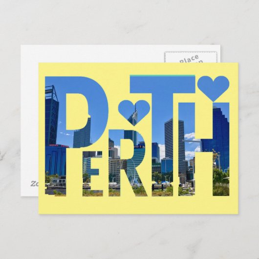 Perth, Western Australië Briefkaart (Voorkant / Achterkant)