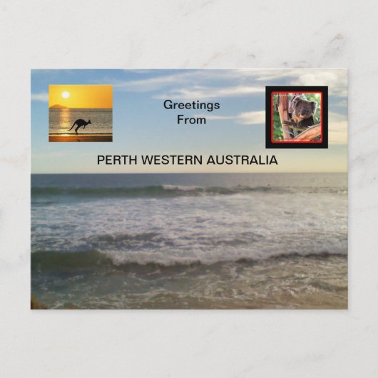 Perth Western Australië Briefkaart (Voorkant)