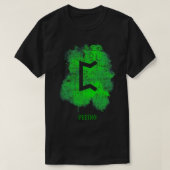 Pertho Rune Green T-shirt (Design voorkant)