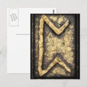 Perthro (P) Briefkaart (Voorkant / Achterkant)