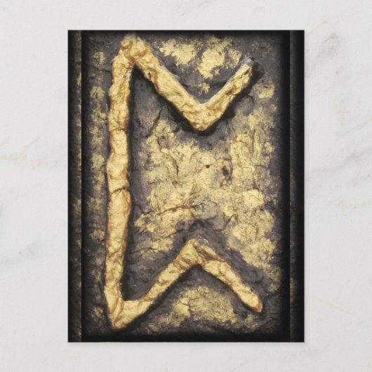 Perthro (P) Briefkaart (Voorkant)