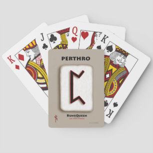 Perthro Rune is already in Dutch, the translation  Pokerkaarten