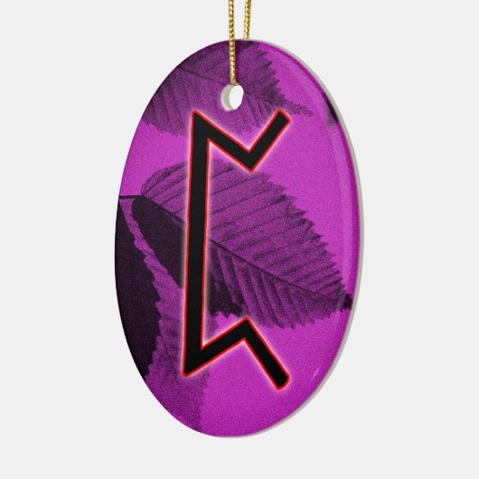 Perthro Viking Rune Yule Ornament - Karma! (Links)
