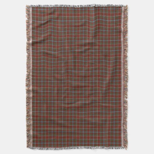 Perthshire Scotland District Verweerde Tartan Deken (Voorkant Verticaal)