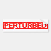 Perturbed Stamp Bumpersticker (Voorkant)