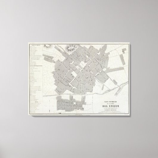 Peru 17 canvas afdruk (Voorkant)