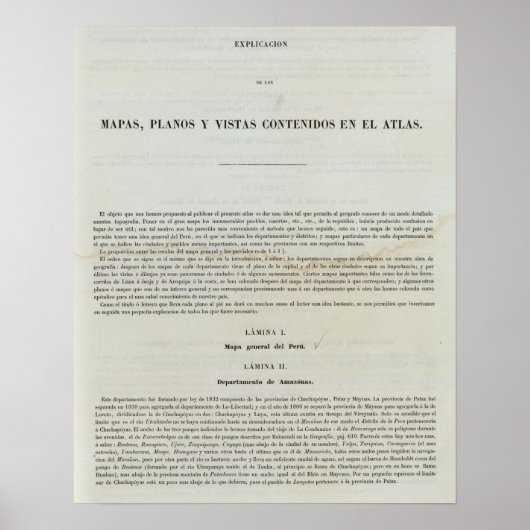 Peru 36 poster (Voorkant)