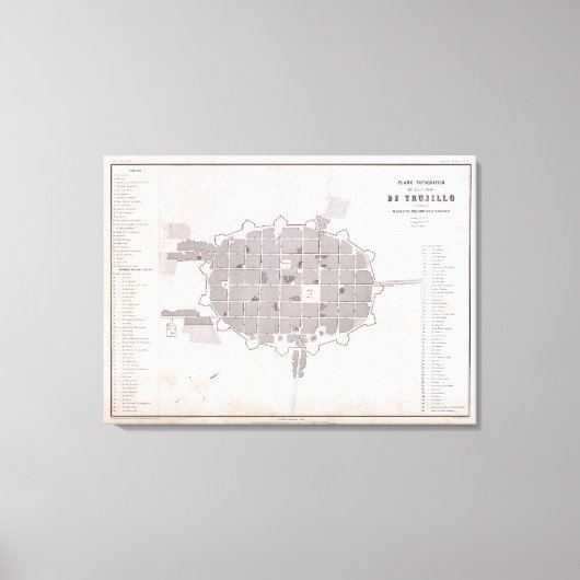 Peru 8 canvas afdruk (Voorkant)