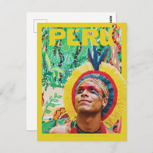 Peru Amazon Rainforest Briefkaart (Voorkant / Achterkant)