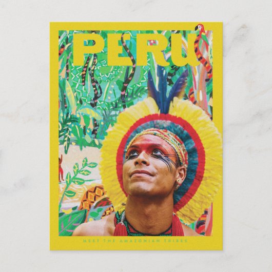 Peru Amazon Rainforest Briefkaart (Voorkant)