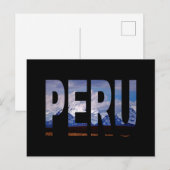 peru ancash Huascarán Briefkaart (Voorkant / Achterkant)