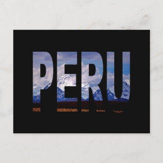 peru ancash Huascarán Briefkaart